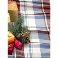 thumbnail image 4 of Women's Scarf Winter Thick Warm Super Soft Luxurious Feel Knit Large Plaid Scarf Unisex for Men and Women Oversized Wrap and Shawl Blue, 4 of 5