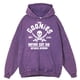 thumbnail image 4 of Sudadera con capucha para hombre, estilo retro, desgastada, con la bandera pirata de Oregón, Never Say Die Astoria, 100 % algodón, ropa informal, sudadera holgada, 4 of 4