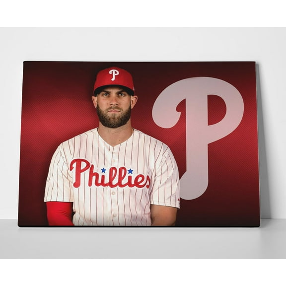Bryce Harper Philadelphia Poster or Wrapped Canvas