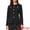 Black, variant on Women's Collarless Long Sleeve Business Jacket Office Suit M Beige