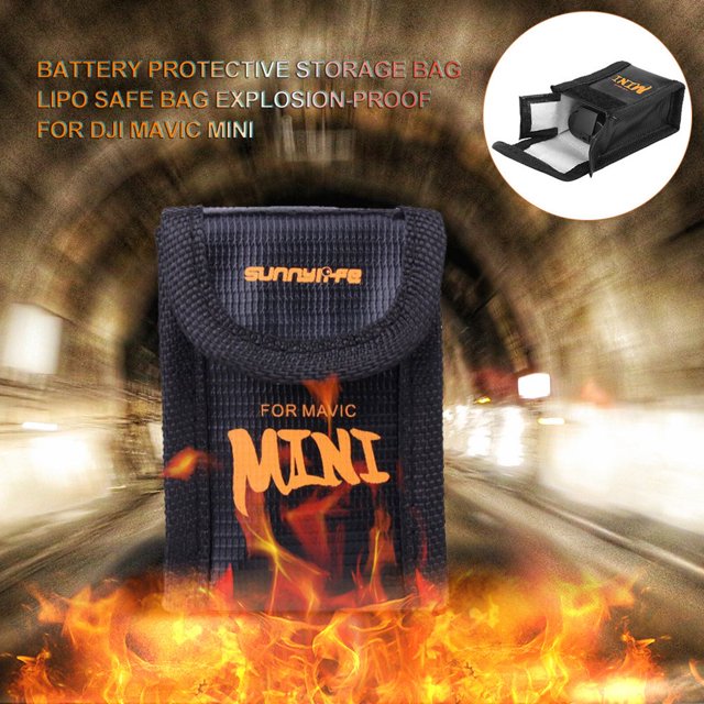 Battery Protective Storage Bag LiPo Safe Bag Explosion-Proof For DJI Mavic Mini