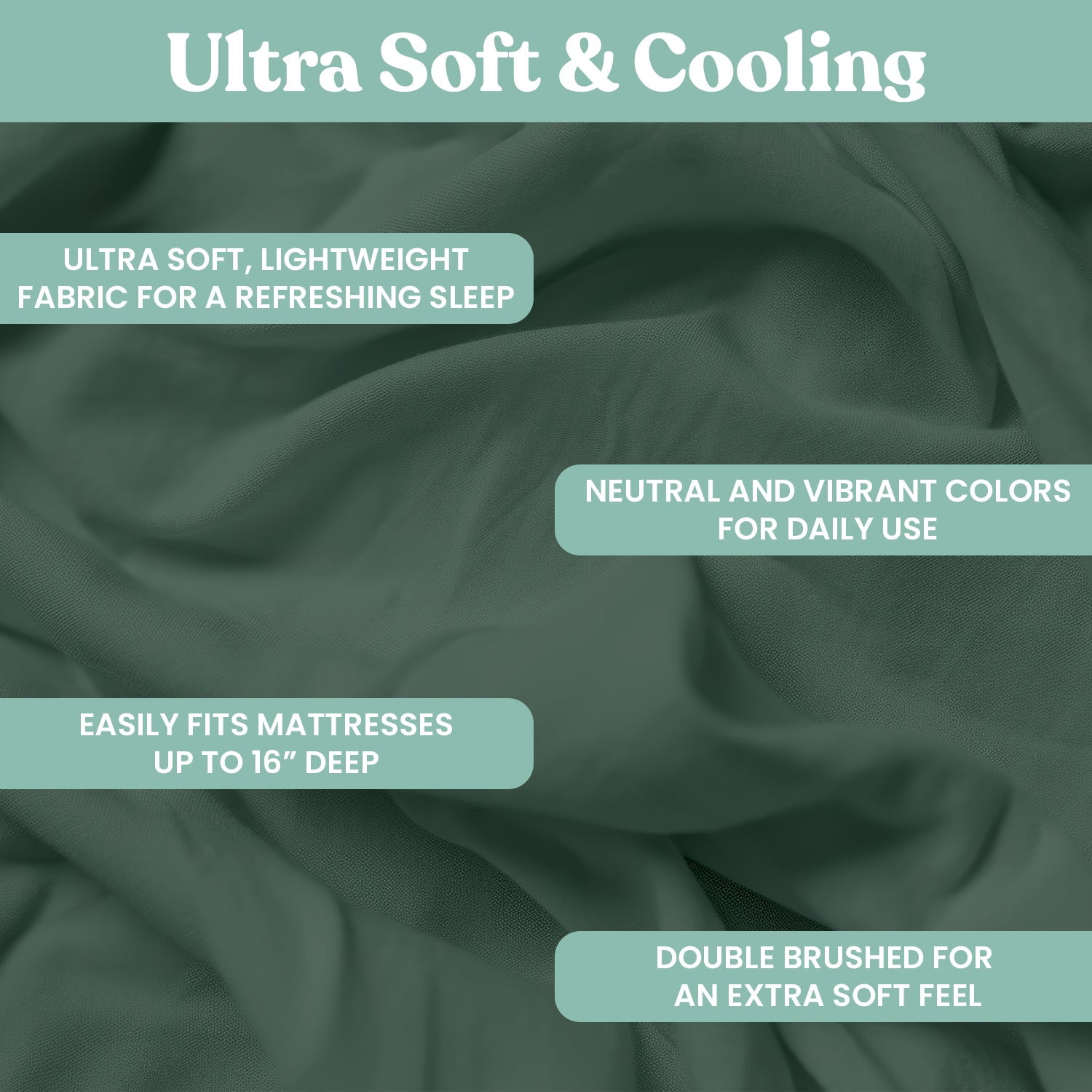 6-Piece Microfiber Bed Sheets ? Ultra-Soft, Wrinkle-Free, Deep Pocket Fit