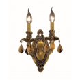 thumbnail image 1 of Elegant Lighting Rosalia Traditional 2 Light E12 French Gold Wall Sconce, 1 of 2