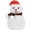 White, variant on Christmas Decor Snowman Tap Light Soft Silicone Night Light With Timer Function