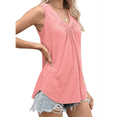thumbnail image 4 of Camiseta Sin Mangas Informal para Mujer, Color Rosa, Talla XL, 4 of 10