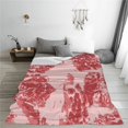 thumbnail image 5 of Sikiie Red Meat Ultra-Soft Micro flannel Blanket Luxury All Seasons Warm Blanket for Bedding Sofa and Travel (4 sizes)-50"x40", 5 of 7
