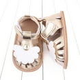 thumbnail image 3 of Hihipz Baby Girls Sandals Summer Hollow Petal Shape Breathable Soft Flat Walking Sandals US Size:4, 3 of 5