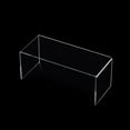 thumbnail image 2 of 3PCS Acrylic Display Shoe Risers Clear Retail Display Stand U Shaped Shelf Showcase Rack for Toy Bag Cosmetic (M), 2 of 8