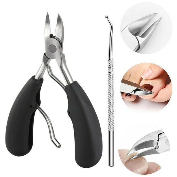 Precision Toenail Clipper Set for Thick Ingrown Toe,Stainless Steel