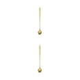 thumbnail image 2 of Advancent Cuchara agitadora de acero inoxidable con asa, cucharas para palitos de vino, herramienta para Club de Bar, accesorio agitador, cocina, Oro rosa largo 2piezas, 2 of 6