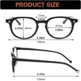 thumbnail image 2 of GFDYREE 3 Pack Reading Glasses Spring Hinge Stylish Readers Black/Tortoise for Men and Women, 2 of 7