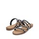 thumbnail image 4 of Sandalias Slide para Mujer DREAM PAIRS Negras con Tachuelas y Punta Abierta, 4 of 5