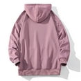 thumbnail image 3 of Dwaogom Men's Athletic Hooded Shirts Long Sleeve Workout Sport Hoodie Casual Running T Shirt Quick Dry Pullover Drawstring Top With Pocket, 3 of 6