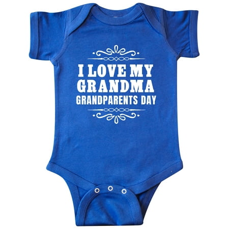 

Inktastic Grandparents Day I Love My Grandma Gift Baby Boy or Baby Girl Bodysuit