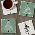 thumbnail image 3 of Thirstystone Scandinavian Trees 4-Pack Assorted Tumbled Tile Coasters, 3 of 6