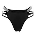 thumbnail image 2 of Aloohaidyvio Underwear for Women,Womens Thong With Lace Lace And Playful Low Waisted Thin Belt,Underwear Women Pack 3XL, 2 of 3