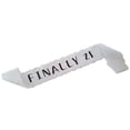thumbnail image 2 of Girlz Nights "Finally 21" Lace Sash: 21st Birthday Sash - Birthday Party Favor (White), 2 of 6