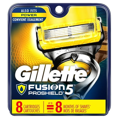 Gillette Fusion 5 ProShield Razor Refill 8 Cartridges Fits All Fusion 5 Handles