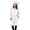 White, variant on Doctoral Gown and Cap for Graduation Ceremonies Women's Elegant with Functional Pockets Academic Attire Light Blue S/45