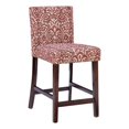 thumbnail image 1 of Hawthorne Collections Tabouret Contemporain en Bois/toile de 24 Po en Rouge, 1 of 14