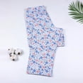 thumbnail image 5 of QNANSPI Women's Pajama Pants, Summer Sleep Pants for Women, Women Print Knit Soft Lightweight Sleep Pants Elastic Waist Breathable Casual Bottoms for Home, 5 of 5