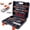 Black, variant on Elleree 10Pcs Wood Chisel Set Wood Carving Chisels Tools with Storage Box for Woodworking