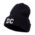 thumbnail image 2 of DC Washington State Embroidered Long Beanie - Black OSFM, 2 of 5