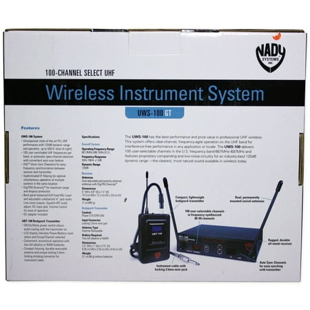 Nady UWS-100 GT Headset Wireless System