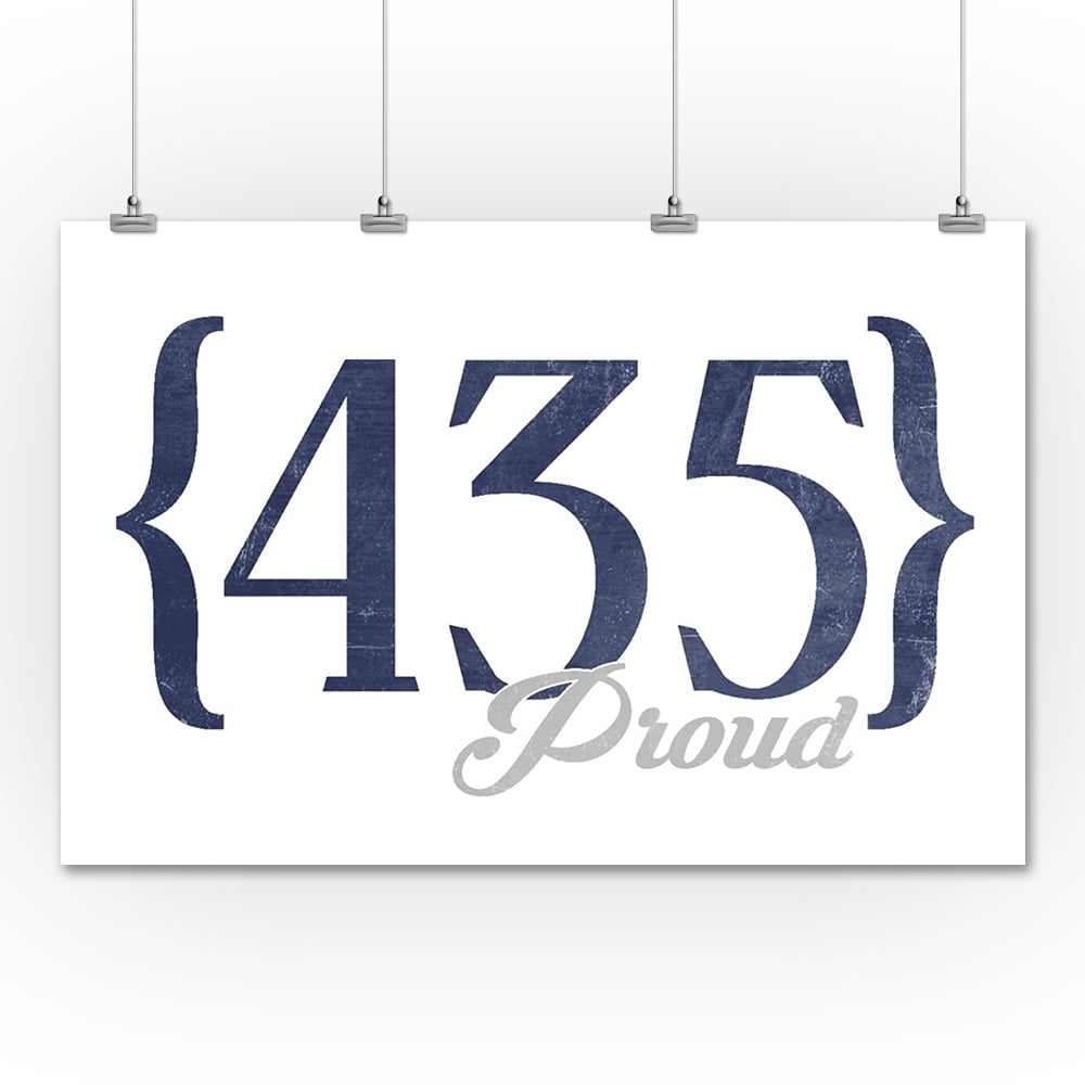 Park City Utah 435 Area Code Blue Lantern Press Artwork 36x54 Park city utah 435 area code blue lantern press artwork 36x54