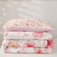 thumbnail image 5 of Manfei Kawaii Pet Twin Comforter Sets, Spring Cherry Blossoms Bedding Set, Pink, Pink Reversible, 2pcs, 1 Comforter and 1 Pillowcase, 5 of 7