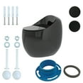 thumbnail image 4 of [Luckynote]1-Piece 1.28 GPF Single Flush Egg Shape Toilet in Glossy Black, 4 of 10