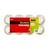 Scotch Sure Start Packing Tape, Clear, 1.88 in. x 54.6 yd., 8 Tape Rolls