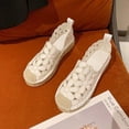 thumbnail image 1 of Casual Mujer Zapato Tenis Mujer Pisos Punta Redonda Suave Otoño Lino Vestido Transpirable Nuevo Otoño Lino Tejido Con Cordones Ocio Fisher37 Gao Jinjia LED, 1 of 2
