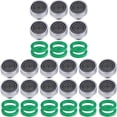 thumbnail image 1 of 18pcs Flow Plastic Parts Polished Gasket Sink or Lavatory Aerator, Water for Small Filter Replacement Gasket, Bathroom Saving Sprayer Faucet Retrictor Insert Bubbler Mm Threaded, 1 of 5