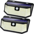 thumbnail image 1 of Luces solares para exterior Aootek 182 LED 2500 lm IP65 impermeables, 1 of 7