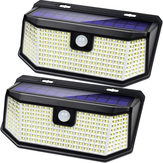 Luces solares para exterior Aootek 182 LED 2500 lm IP65 impermeables