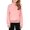 Pink, variant on Arshiner Girls Half Zip Sweatshirt Fleece Quarter Zip Pullover Sweatshirts Fall Clothes for Teen Girls Thumb Hole