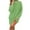 Green Dress for Women, variant on Ygbgbb Women's Solid Color Knitted Long Sleeved Semi High Neck Loose Casual Dress (Army Green,XXXL)