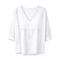thumbnail image 4 of Summer Linen Top 2026 Womens Casual Blouse, 4 of 6
