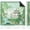 Oriental Pavilion31.5"x31.5", variant on Green Chinoiserie Mahjong Mat, Traditional Oriental Pavilion Chinese