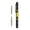 Yellow, variant on Multifunction 4 in 1 Pen Styles Screwdriver with Tips Double Ended Crossing Flathead Tips Pocket Screwdriver
