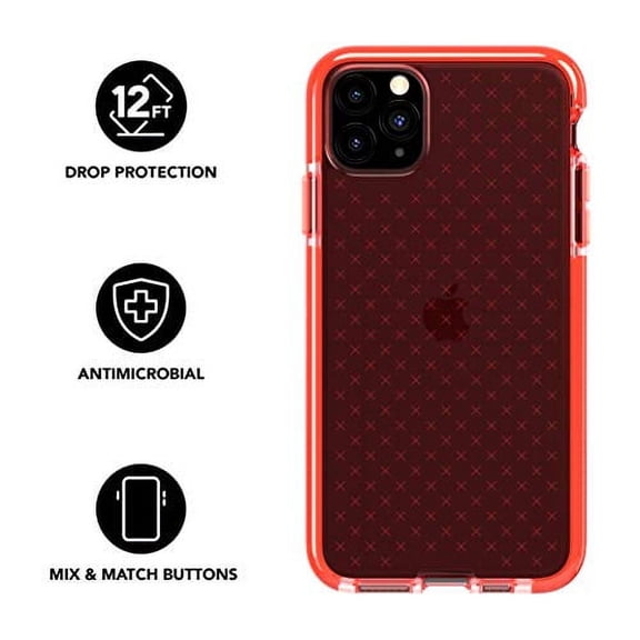 iPhone 11 Pro Max Case - Tech21 [Evo Check Series] - Coral