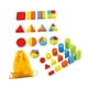 thumbnail image 3 of Bloques de formas geométricas en 3D de sólidos para aprendizaje de matemáticas para niños y niñas, juguete educativo, juego de geometría multicolor, 3 of 9