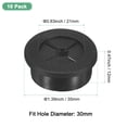 thumbnail image 3 of Uxcell Paquete de 10 Grommets de Goma para Cable de 30 mm para Agujeros de Escritorio, 3 of 7