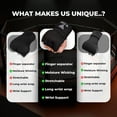 thumbnail image 6 of WYOX Gel Boxing Hand Wraps Inner Gloves for Men & Women –Padded Quick Wraps with 80cm Wrist Straps for Muay Thai, MMA, Kickboxing, & Martial Arts – Breathable Fingerless Workout Gloves, 6 of 8