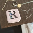 thumbnail image 1 of Sokhug Velvet Jewelry Box with Mirror, Compact Organizer with Multiple Compartments for Rings Earrings Necklaces Travel Storage, 1 of 7