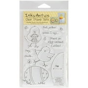 Angle View: Honeypop Clear Stamp Set 4"X5.25"-Easter Chick, Pk 1, Inky Antics