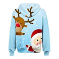 thumbnail image 4 of Puntoco Chaqueta De Mujer Casual Impreso Con Cremallera De Manga Larga Sudadera Con Capucha Chaqueta superior Liquidación De Navidad Puntoco Puntoco-502, 4 of 4