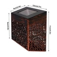 thumbnail image 3 of Lámpara Solar LED de Pared para Exterior, Luces de Jardín para Valla, Impermeable IP65, Decoración para Balcón, Patio y Jardín, 11x12 cm, 3 of 9