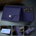thumbnail image 2 of FOXDOCK Case for OPPO A79 5G RFID-Blocking Card Holder - Stylish Button Closure Design, 2 of 4